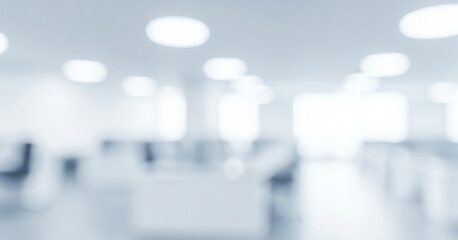 Blurred interior space with soft light and pale blue tones creating abstract effect., can enhance visuals in creative business brochures, landing pages, or clean editorial designs