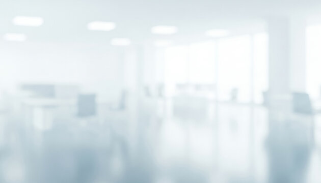 Abstract blurred office interior with people in background and bright light., frequently applied in minimalist web layouts, software dashboards, or business campaigns