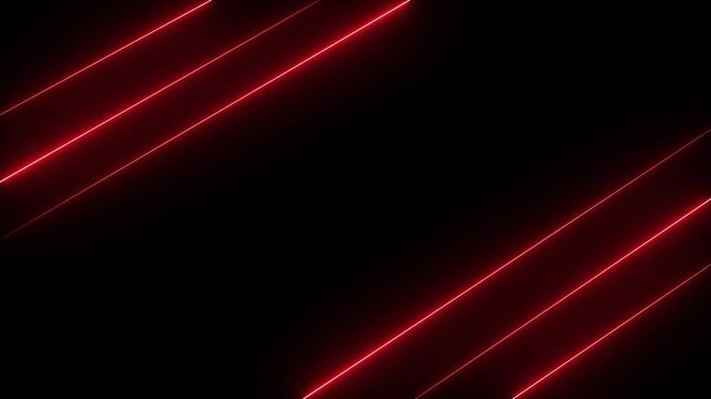 Abstract glowing neon lights blinking lines moving animation. colorful neon line moving on background .neon lights animated on a back background.
