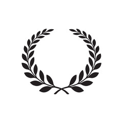 Black Laurel Wreath: Victory, Award, Honor, Achievement