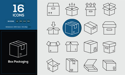 Essential Interface Icons – Flat, Outline & Filled Styles