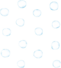 水彩のアイスボール背景イラスト