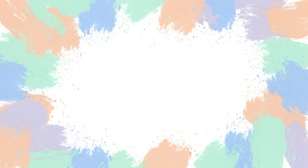 Obraz premium pastel brush strokes