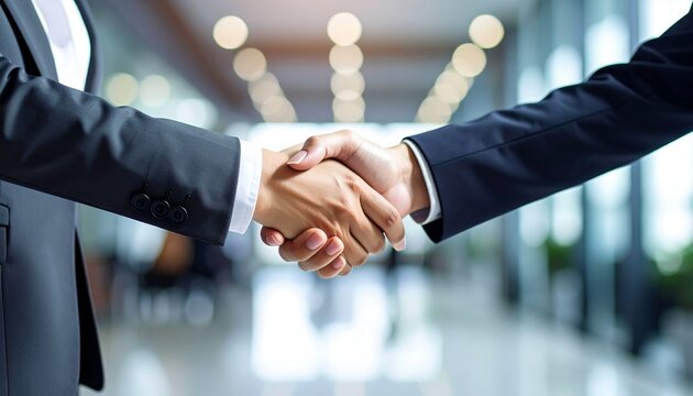 握手するグラフィック素材
