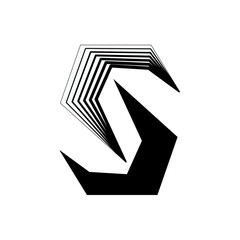 Letter S logo icon design template 