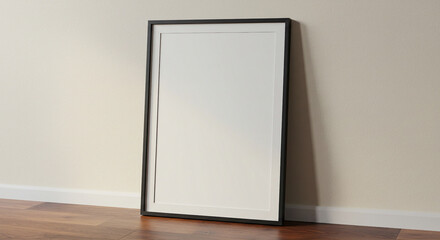 An empty office room features a blank white door, a 3D board, and a large billboard for design or packaging template display