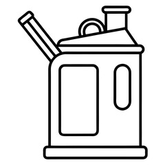 illustration of a oil can