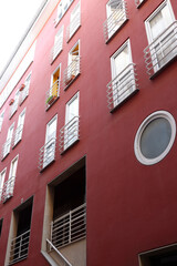 facade of an old building