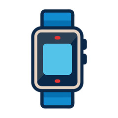 Smartwatch  Electronic Device Icon Minimalist Vector AI Graphic for Digital and Web Design