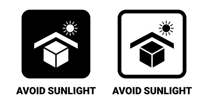 Cardboard packaging icon set vector. Hazard signs. Set recycle sign or package sign products. Packaging label, logo, badge, sticker, symbol, stamp, black, line, flat vector, isolated illustration.