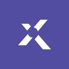 X letter logo design 