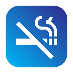 No smoking symbol for health, safety, or compliance content.