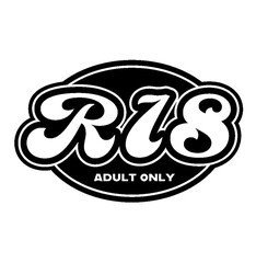 Obraz premium 年齢指定18マーク