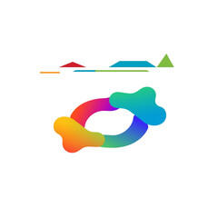 vector illustration of a hand with a brush