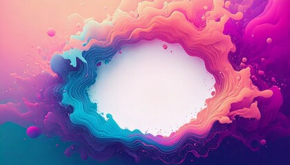 abstract colorful with waves and fluid pattern background simple and clear