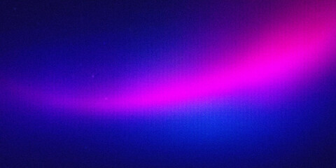 Obraz premium Grainy Abstract purple pink and blue light gradient background with soft glowing texture and color