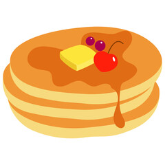Pancake Illustration