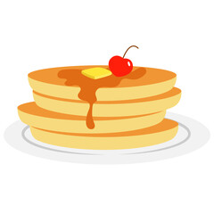 Pancake Illustration