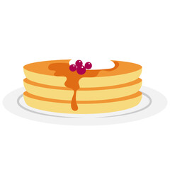 Pancake Illustration