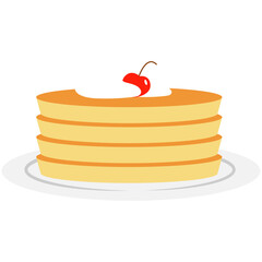 Pancake Illustration