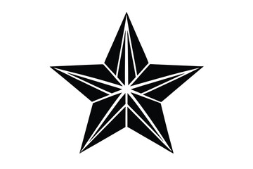 christmas star vector icon