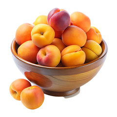bowl of apricots
