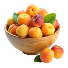 bowl of apricots