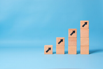 Business growth concept with development stages from idea to success. Strategic process for innovation and goal achievement.