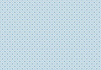 Delicate blue geometric pattern creates a calming backdrop