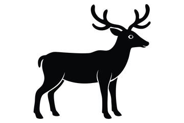 reindeer  vector icon