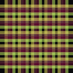 A timeless tartan plaid pattern featuring bold  overlaid with intersecting beige and taupe stripes, creating a checkered textile design perfect for fashion, fabric, and background use