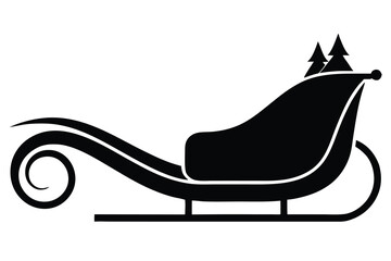 sleigh ail vector icon