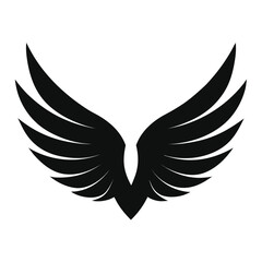 bird wings vector icon 