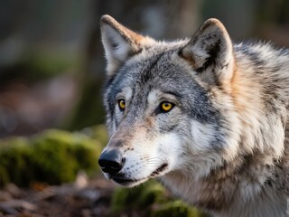 Fototapeta premium Gray wolf