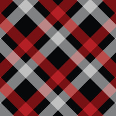 A timeless tartan plaid pattern featuring bold  overlaid with intersecting beige and taupe stripes, creating a checkered textile design perfect for fashion, fabric, and background use