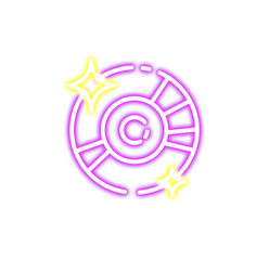Neon Music Icon