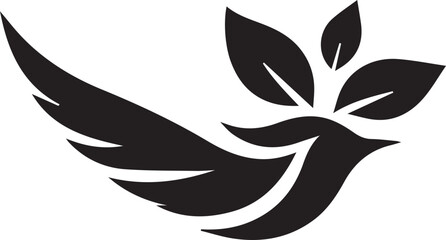 simple bird logo icon