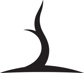 vector tree silhouette