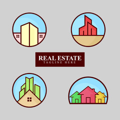 Building, Construction, and Real Estate Logo Design for Your Real Estate Construction Business Agencies 