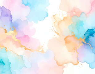 Obraz premium Pastel Alcohol Ink Abstract Background.