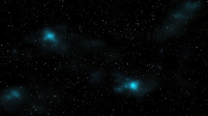 Obraz premium A starry night sky with two bright blue stars and a few smaller white stars.