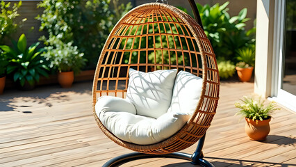 Hanging Rattan Egg Chair