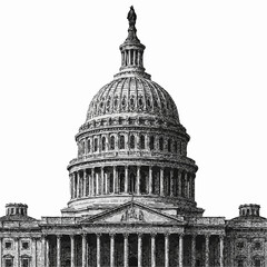 Fototapeta premium capitol building washington dc