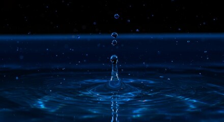 Water droplet impact