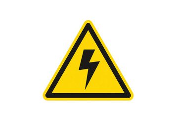 Warning sign. Dangerous electrical voltage icon set. High voltage sign.High voltage sign set, danger of electricity icons. High voltage icon.