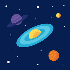 Naklejka premium moon