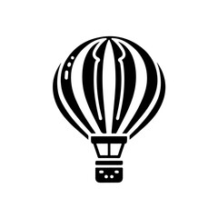 Hot air balloon silhouette ,  Hot air balloon vector