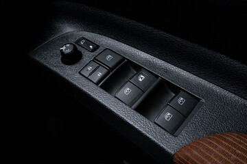 Command buttons at various points on the vehicle