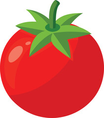 Colorful and stylish Tomato fruits vector illustration, Tomato vector graphics icon design, Vintage and retro Tomato vector graphics resource, Tomato editable vector art