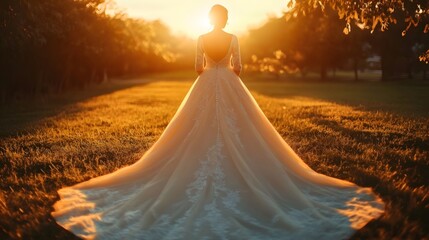 Beautiful wedding dress